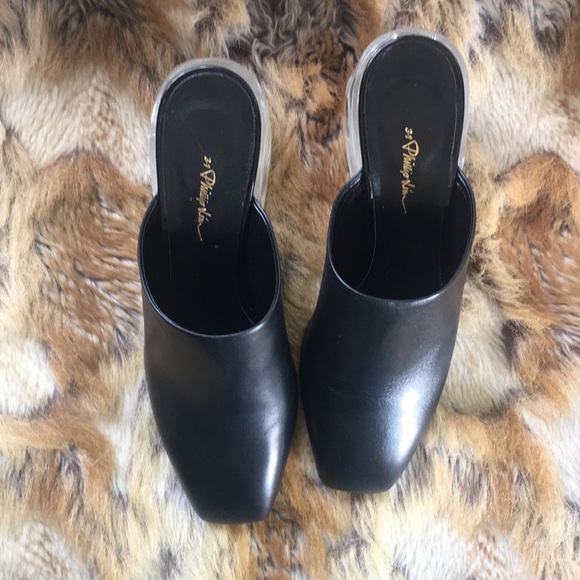 3.1 Phillip Lim Plexi Heel Mules - Picture 2 of 5